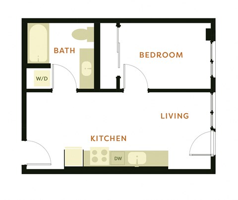 a floor plan of a house